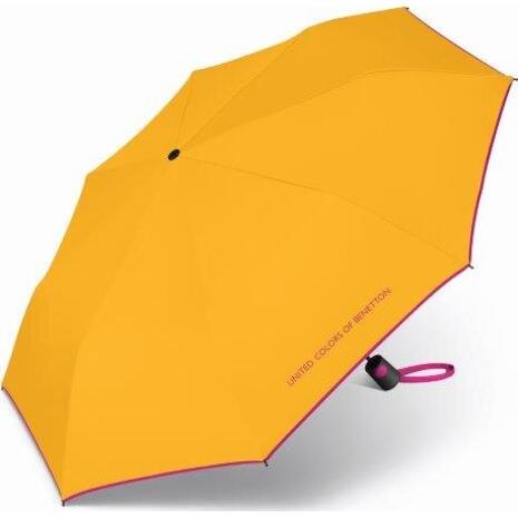 Ομπρέλα βροχής γυναικεία αυτόματη BENETTON Super Mini AC διάφορα χρώματα (1 τεμάχιο) (4077)